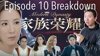 Modern Dynasty 家族榮耀 Episode 10 FULL BREAKDOWN  TVB  張智霖 楊茜尧 黃浩然 羅子溢 熊黛林 李彩華 梁靖琪 [upl. by Barn500]