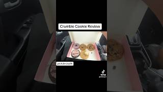 Crumble Cookie Review food crumblecookie foodreview [upl. by Suirred]