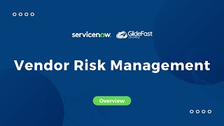 Vendor Risk Management in ServiceNow  Share the ServiceNow Wealth [upl. by Niak]