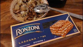 Mushroom Lasagna Ronzoni Lasagna [upl. by Liesa]