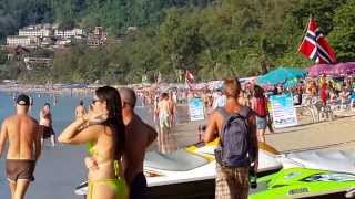 NEW  PATONG BEACH25112013PHUKET THAILAND [upl. by Yleak191]