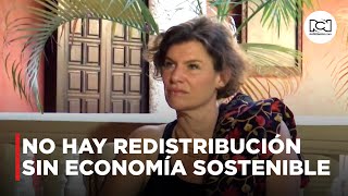 quotNo hay redistribución sin economía sosteniblequot Mariana Mazzucato en Noticias RCN [upl. by Randolf]