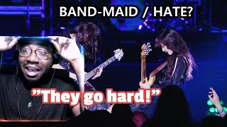 BANDMAID  HATE Official Live Video  Reaction [upl. by Eniluap]