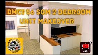 DMCI 2 Bedroom Unit  Interior Design  Condo Makeover [upl. by Mikal966]