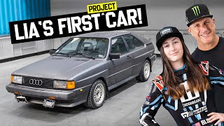 Lia Blocks FIRST PROJECT CAR ’80s Audi UrQuattro [upl. by Adoh38]