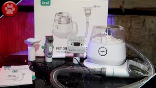 Inse P20 Pro Dog Grooming Vacuum  Unboxing amp Review [upl. by Etnomaj]