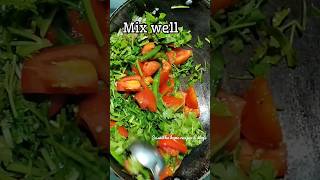 tomato🍅☘️ coriander chutneycooking shotscookinghealthy foodtrending shirtsYouTube shortsviral [upl. by Portwin]