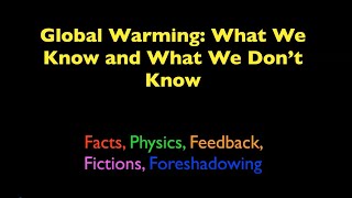 quotGlobal Warming The Astronomical Factorsquot  Dr David Helfand Columbia University [upl. by Ahsieka]