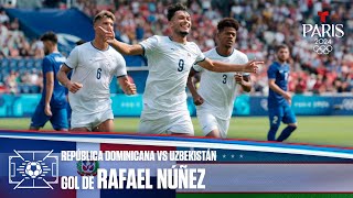 Gol de Rafael Núñez  República Dominicana vs Uzbekistán 10  Juegos Olímpicos París 2024 [upl. by Lindell]