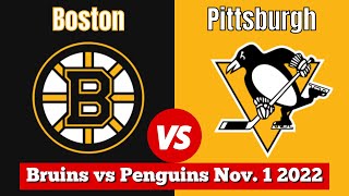 Boston Bruins vs Pittsburgh Penguins  Live NHL Play by Play amp Chat [upl. by Supat]