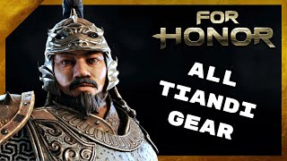 All Tiandi Gear Remastered  For Honor [upl. by Urd]