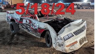 mohave valley raceway 51824 street stock feature in car [upl. by Lian238]