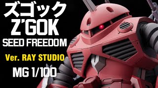 Amazing We Packed JUSTICE GUNDAM into Z’GOK MG 1100 Z’GOK SEED FREEDOM Ver Built From Scratch！ [upl. by Leslie]