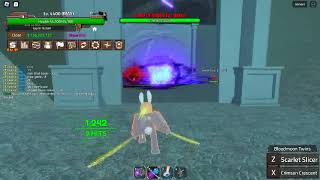 King Legacy Roblox  Fought against Bushido Ape  Tried To Solo Saber Boss  3rd Sea [upl. by Nywloc]