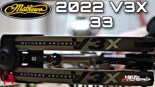 2022 Mathews V3X 33 Bow Review by Mikes Archery [upl. by Elauqsap]