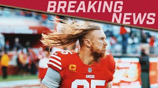 Breaking News 🚨 49ers George Kittle reveals game status  Brock Purdy Nick Bosa McCaffrey amp more [upl. by Narf106]