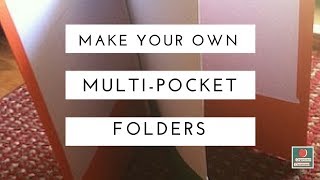 Multi Pocket Folders DIY [upl. by Preciosa952]