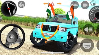 BOLERO DRIVING GAME  INDIAN CAR SIMULATOR 3D  GADI WALA GAME  MANOJ TOYS [upl. by Anzovin]