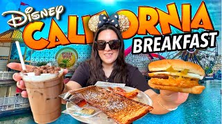 DISNEY CALIFORNIA ADVENTURE PARK BREAKFAST Newest Breakfast Dining OptionsLocationsReviews  more [upl. by Enila]