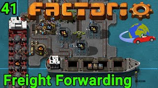 Starting a new lead outpost on our secondary island Factorio Freight Forwarding Ep 41 [upl. by Gabriele430]