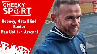 Rooney and Mata Beard Gang Banter  Feat Blind Pogba and Valencia  Man Utd 11 Arsenal [upl. by Keane]