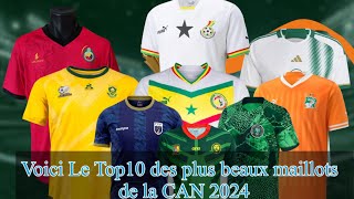 Voici Le Top10 des plus beaux maillots de la CAN 2024 [upl. by Nylirehs]