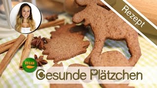 Kekse backen schnell und einfach  Spekulatius selber machen  vegan und glutenfrei  gesunder Snack [upl. by Obala71]