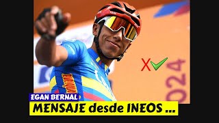 Egan Bernal 👉 MENSAJE desde INEOS [upl. by Kado]