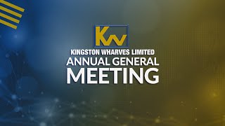 Kingston Wharves Annual General Meeting 2023 [upl. by Intyrb]