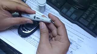 TRUE METRIX Self Monitoring Blood Glucose Meter at home [upl. by Ymrej754]