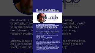 aapb Neurofeedback Efficacy Association for Applied Psychophysiology and Biofeedback [upl. by Arev]