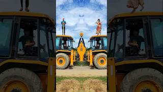 JCB DRIVER WORK tractor excavatorjcbvideo cartoonvideo [upl. by Fasa547]