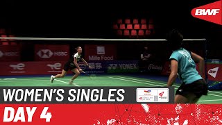 BWF Uber Cup  Malvika Bansod IND vs Kirsty Gilmour SCO  Group B [upl. by Anegal]