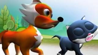 Manchadi manjadi Malayalam Cartoon Song The cute Jackal animation song [upl. by Kira]