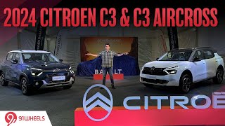 2024 Citroen C3 amp C3 Aircross SUV get updates amp new features from Basalt  Walkaround amp First Look [upl. by Dulcinea437]