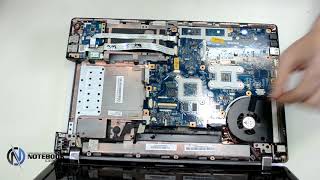 Packard Bell EasyNote TM85  Disassembly and cleaning [upl. by Ravens900]