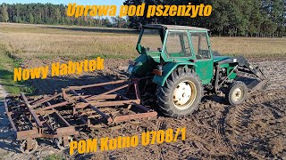 ☆Nowy nabytek☆POM Kutno U7081☆Uprawianie pod pszenżyto☆URSUS amp POM Kutno ☆Vlog 065☆ [upl. by Dlaregztif]