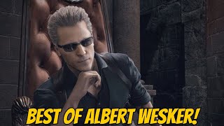 Top 25 BEST Albert Wesker Moments In Resident Evil [upl. by Mahau67]