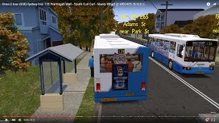 Omsi 2 tour 639 Sydney bus 139 Warringah Mall  South Curl Curl  Manly Wharf  MBO405 澳洲悉尼 [upl. by Eisdnyl]