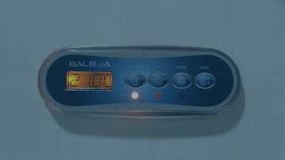 How to change your hot tub Mode  Balboa TP200  Blue Whale Spa [upl. by Knowling]