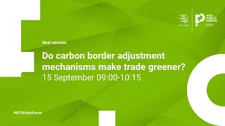 WS84 Do carbon border adjustment mechanisms make trade greener [upl. by Pearman]