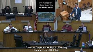 County of Lake Board of Supervisors Meeting · Tuesday 07092024 [upl. by Eniamrahc]