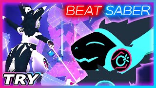 MitiS  Try feat RØRY  Beat Saber  Wall Map  Full Body Tracking VR  Protogen [upl. by Boynton]