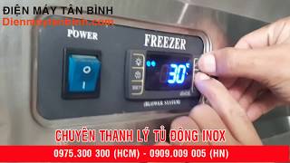 Hướng dẫn chỉnh nhiệt độ tủ đông INOX Berjaya  dixell controller manual [upl. by Eerdua759]