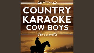 Troubadour Karaoke Version With Backing Vocals Originally Performed By George Strait [upl. by Donnamarie5]