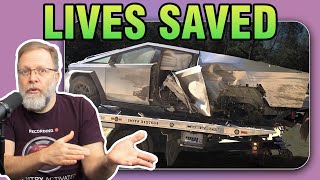 Cybertruck Saves Lives  Tesla Time News 411 [upl. by Ardnat472]