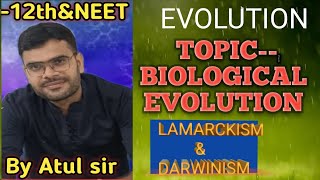 BIOLOGICAL EVOLUTION amp MECHANISM OF EVOLUTION [upl. by Adidnere186]