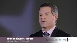 Jean Guillaume Shooner  Stikeman Elliott LLP – Lexpert Rising Stars 2015 [upl. by Tristis]