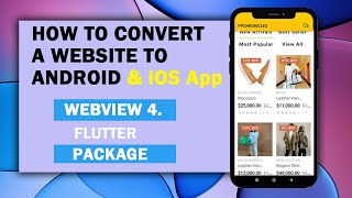 How to Convert Websites to Android and iOS Apps with Flutter WebView 4 [upl. by Ileray]