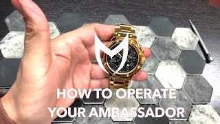 HOW TO OPERATE YOUR AMBASSADOR WATCH [upl. by Eseilana36]